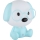 Globo 21761B - Luz nocturna infantil LED recargable y regulable PUPPY 1 W/5 V 500 mAh azul